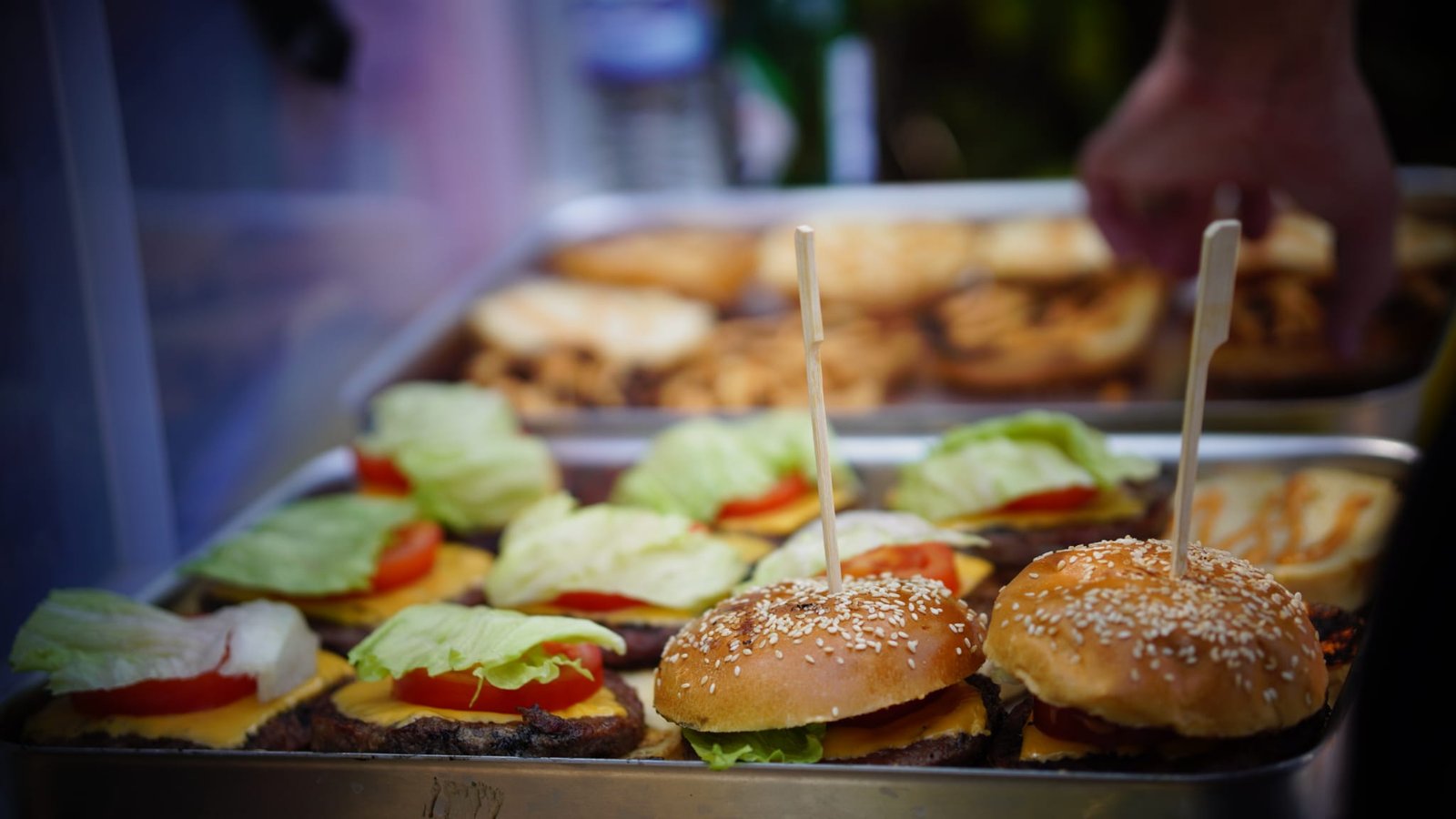 Gourmet BBQ burgers